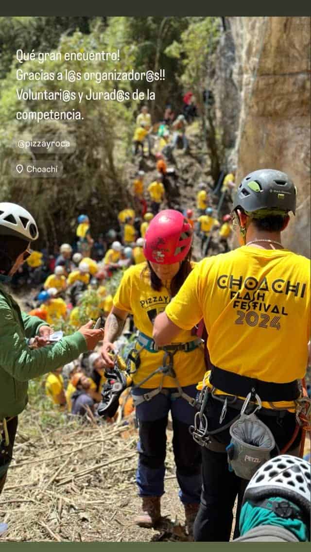 Equipo de escalada